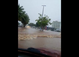 Chuva forte em Araguaína deixa diversos pontos alagados e causa transtornos; VÍDEOS