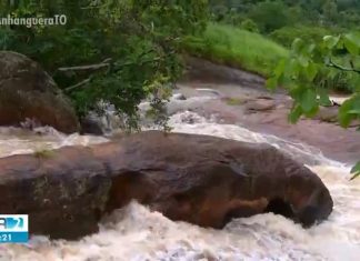 Chuvas intensas aumentam volume de água nas cachoeiras de Taquaruçu; veja cuidados