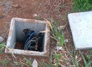 Trecho da BR-153 em Gurupi fica no escuro após o furto de 200 metros de fios elétricos