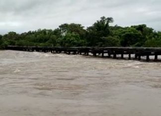 Cheias nos rios e deslizamento deixam povoados isolados na zona rural de Paranã; VÍDEOS