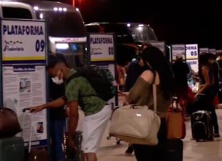 Movimento na rodoviária de Palmas cresce 300% com as festas de fim de ano