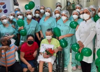 Hospital Estadual de Covid-19 dá alta para última paciente e fecha as portas após 16 meses de funcionamento
