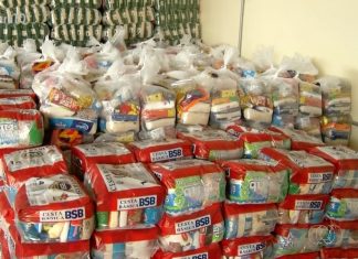 Quase 80 toneladas de alimentos arrecadados durante Futebol Solidário são entregues a instituições do TO