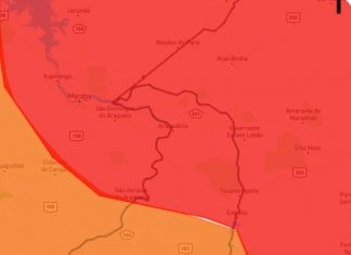 Inmet eleva para vermelho nível de alerta para chuvas intensas na região norte do Tocantins