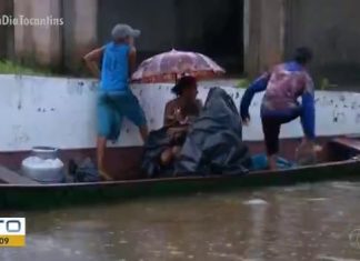 Chuvas não param e cresce número de desabrigados pelas enchentes no norte do Tocantins