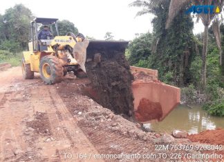 Tocantins tem 15 trechos de rodovias estaduais danificadas pelas chuvas