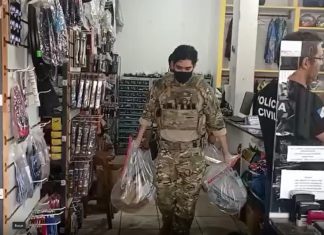 Polícia Civil apreende mais de mil peças de moto com suspeita de falsificação em lojas de Araguaína