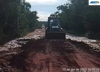 Começam obras para recuperar estrada que virou atoleiro entre Taipas e Conceição do TO