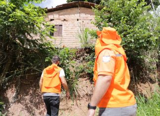 Defesa Civil identifica casas com risco de desabamento em três bairros de Gurupi