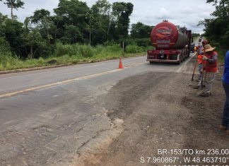 Trecho da BR-153 é liberado após passar por reparos pela segunda vez em menos de 10 dias