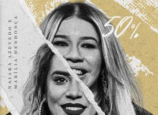 Naiara Azevedo anuncia o lançamento de ‘50%’, single gravado com Marília Mendonça