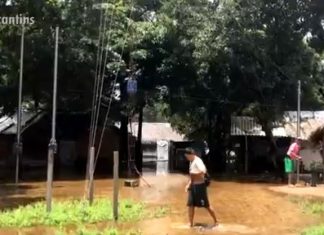 Indígenas vivem ilhados em aldeia no TO há dois meses e pedem ajuda após estragos causados pelas chuvas
