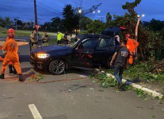 Duas pessoas morrem após carro cair em barranco e bater em árvores em Palmas; uma das vítimas era médico