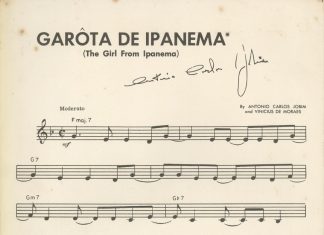 ‘Garota de Ipanema’, que faz 60 anos em agosto, retoma liderança na lista das dez músicas brasileiras com mais gravações