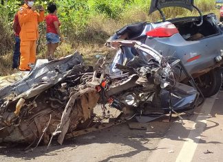 Mulher que morreu em batida com ônibus viajava com as duas irmãs, que ficaram em estado grave após acidente