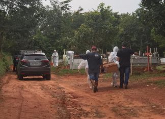 Bala retirada de corpo após exumação no TO passará por perícia duas semanas depois da sequência de assassinatos