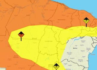 Tocantins tem dois novos alertas de chuvas intensas para o começo da semana