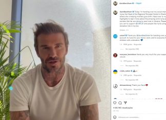 David Beckham empresta conta do Instagram a médica na Ucrânia