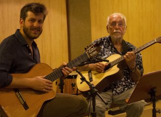 Roberto Menescal entra em estúdio com cantor português Tiago Nacarato