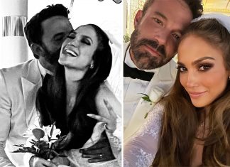 Jennifer Lopez mostra primeiras imagens do seu casamento com Ben Affleck em Las Vegas