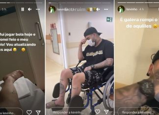 Kevinho diz que rompeu tendão de Aquiles após jogo de futebol: ‘Lesionei feio’