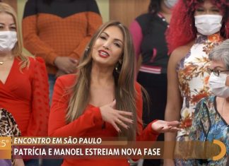 Patrícia Poeta estreia no comando do ‘Encontro’: ‘Coração quase saindo pela boca’