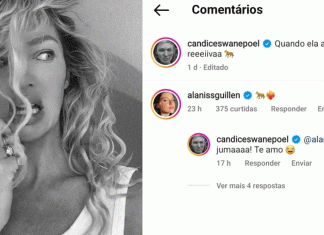 Candice Swanepoel dubla áudio viral de Juma e recebe mensagem de Alanis Guillen