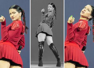 Rosalía canta Elis Regina, faz o quadradinho e é ovacionada em estreia no Brasil