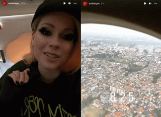 Avril Lavigne chega a São Paulo para primeira das apresentações de turnê ‘Love Sux’ no Brasil
