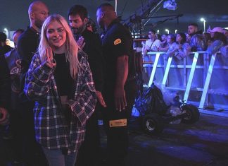 Após show, Luísa Sonza vai para a ‘fila do gargarejo’ com outros famosos para ver Emicida; FOTOS