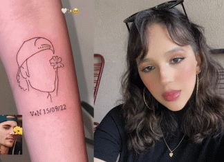 Jovem viraliza com tatuagem para Justin Bieber em meio a comentários sobre cancelamento de show: ‘Espero que aconteça’