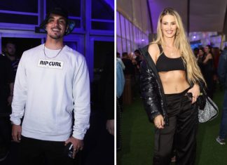 De novo! Gabriel Medina e Yasmin Brunet vão a mesmo camarote no Rock in Rio