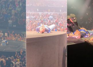 Post Malone cai em show e retorna ao palco após atendimento médico