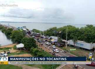 TO tem 17 pontos de interdições de rodovias no terceiro dia de protesto contra resultado das eleições