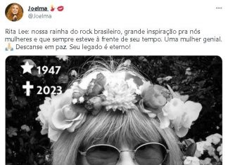 Joelma lamenta morte de Rita Lee: ‘grande inspiração pra nós mulheres. Genial’