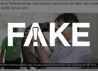 É #FAKE que governo federal estuda criar imposto para donos de pets