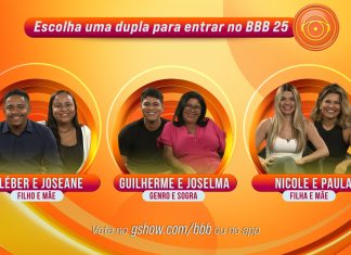 ‘BBB25’: Conheça as três duplas que concorrem à última vaga para o reality