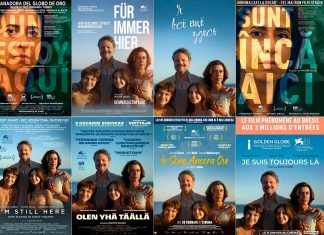 ‘Ainda Estou Aqui’ está em todo lugar… Veja cartazes e críticas do filme em 30 países diferentes