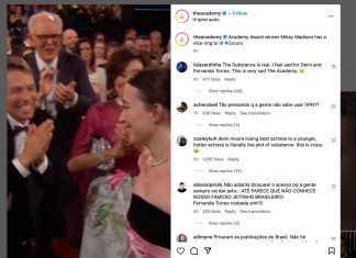 Post do Oscar com anúncio de melhor atriz não aparece para brasileiros e internautas criticam ‘bloqueio’