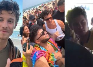 Atração do Lolla, Shawn Mendes já deu vários rolês pelo Brasil, de jogo em bar goiano a passeios em praias