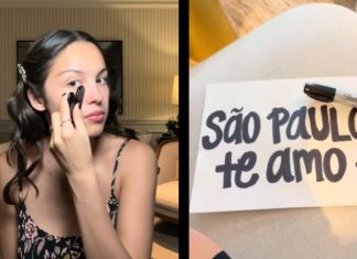 Olivia Rodrigo mostra como foi rotina no Brasil no dia do show no Lollapalooza