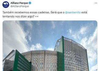 Bad Bunny no Brasil? Perfis do estádio do Palmeiras sugerem show com foto de cadeiras brancas