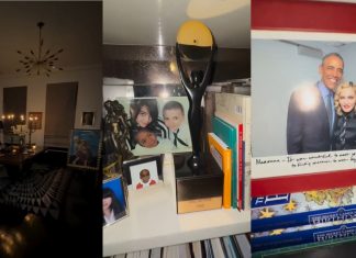 Influenciador mostra interior de mansão de Madonna, com obra de Basquiat, prêmios e dedicatória de Obama; veja