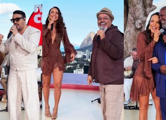 Ivete Sangalo busca o aval de bambas como Jorge Aragão e Péricles ao gravar show de samba no Rio de Janeiro
