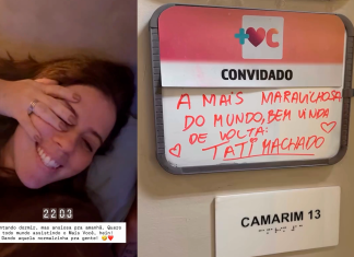 Tati Machado retorna ao trabalho e é recebida com entusiasmo pela equipe
