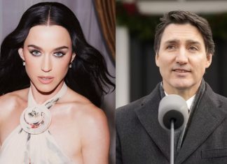 Katy Perry e Justin Trudeau fazem 1ª aparição pública como casal no aniversário da cantora