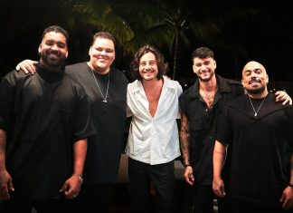 Tudo vira pagode? Tiago Iorc ‘troca like’ com o grupo Menos É Mais e recicla o hit ‘Amei te ver’ na cadência do samba