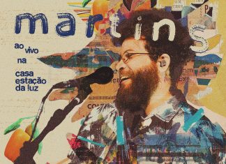 Martins adoça músicas alheias, como se fosse (bom) cantor de barzinho, no primeiro álbum ao vivo como intérprete