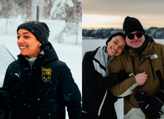 Veja a primeira imagem da atriz Alice Carvalho caracterizada como a jogadora Marta