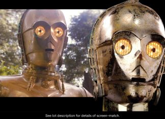 Cabeça de C3PO, do filme ‘Star Wars: O retorno de Jedi’, é leiloada por US$ 1 milhão